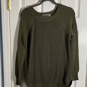 Classic Olive Women's Crew Neck Sweater